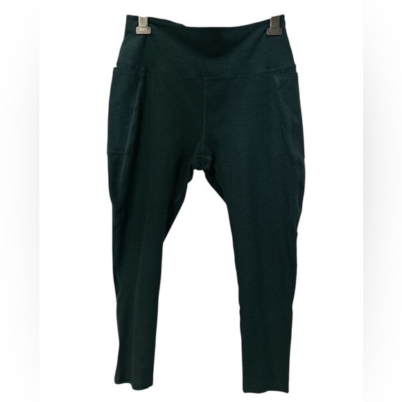 Beyond Yoga High Rise Spacedye Leggings Size 1X Dark Green with pockets - Picture 8 of 9